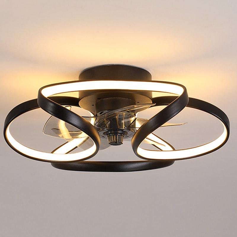 BowLift | Stylish LED Ceiling Fan with Remote and Floral Decoration