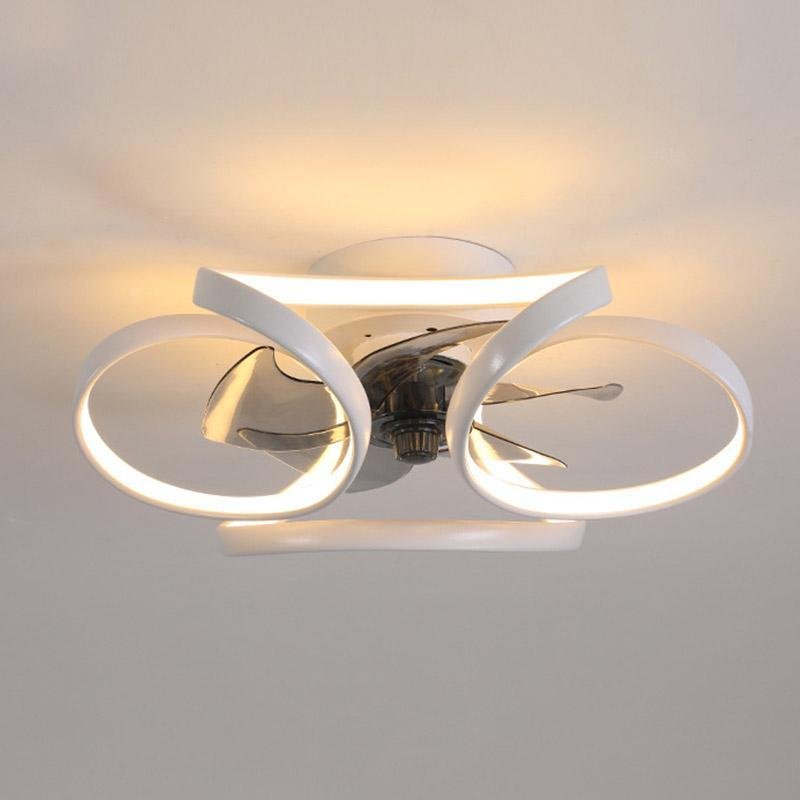BowLift | Stylish LED Ceiling Fan with Remote and Floral Decoration
