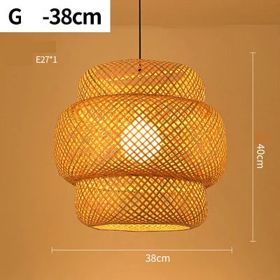 Handmade Rattan Pendant Light | Natural Lighting for Living Room & Dining Room | Cozy Bohemian Style | Bowlift