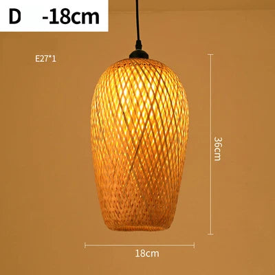 Handmade Rattan Pendant Light | Natural Lighting for Living Room & Dining Room | Cozy Bohemian Style | Bowlift