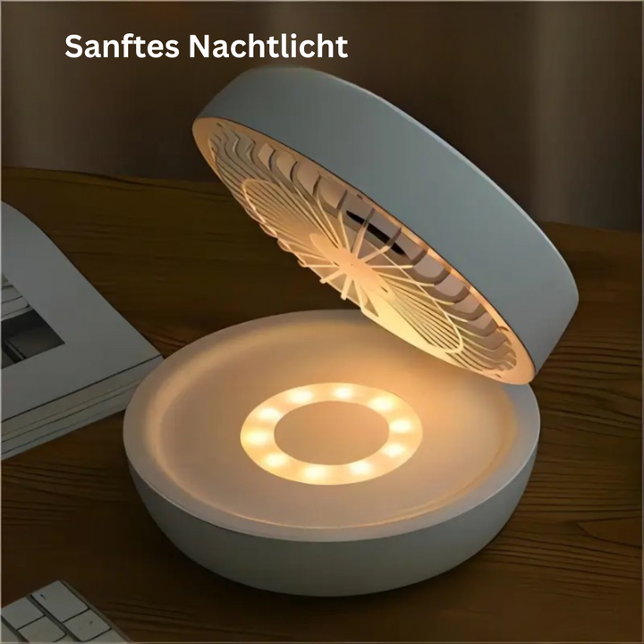 Portable Wall Fan | Multifunctional, USB Rechargeable & Whisper Quiet for Home, Office & Outdoor Use | Bowlift