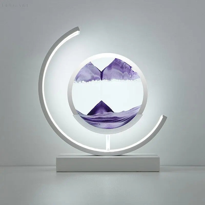BowLift | ZenScape Harmony Lamp – Atmospheric Lighting with Moving Sand Artwork