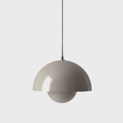 BowLift | ZenithSphere Modern Pendant Lamp Half Sphere Shape