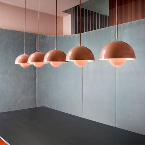 BowLift | ZenithSphere Modern Pendant Lamp Half Sphere Shape
