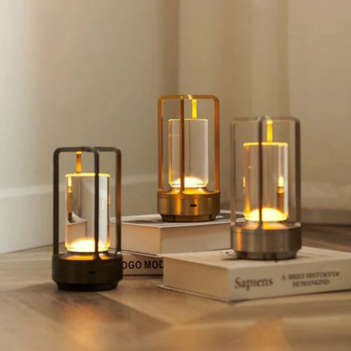 BowLift | Wireless LED Table Lamp with USB Charging