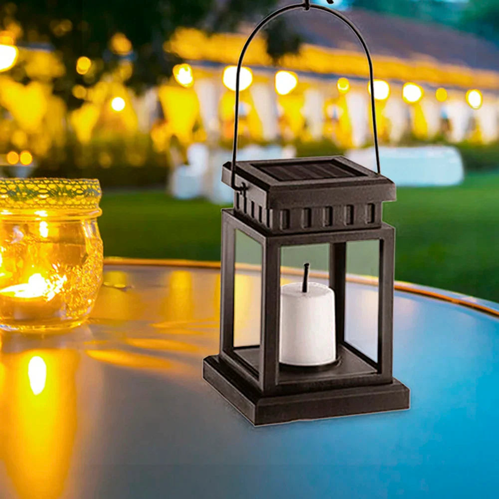 Solar-powered candle lanterns for garden and balcony – Weatherproof, Decorative LED lighting | Bowlift