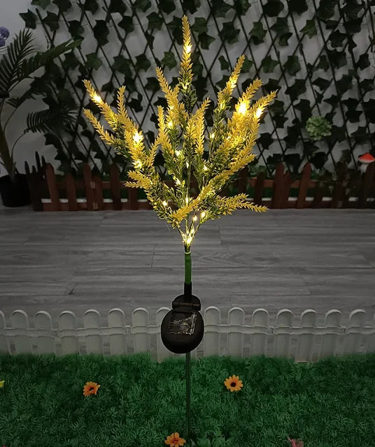Solar LED Garden Flower Lights - Decorative Lavender Outdoor Lights for Garden and Terrace, waterproof, energy-efficient | Bowlift