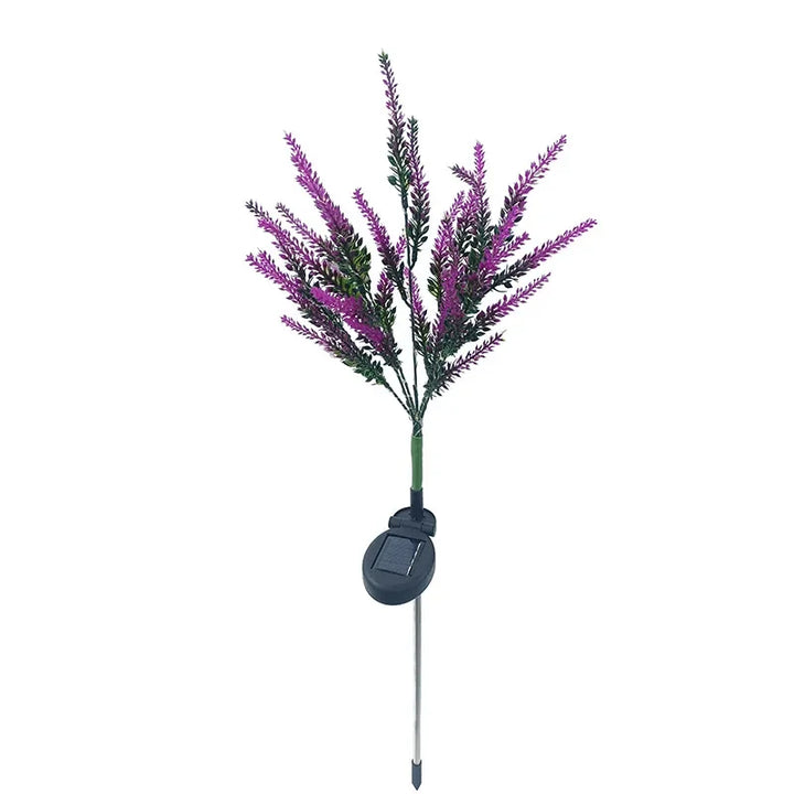 BowLift | Luminous Bloom - Solar LED Garden Flower Lights for Outdoor Décor, Waterproof, Energy Efficient Lavender Design