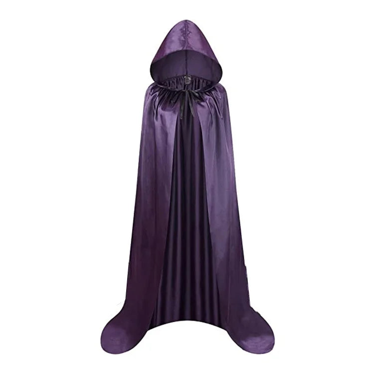 BowLift | Black Cape with Hood – Long Unisex Halloween & Cosplay Wrap