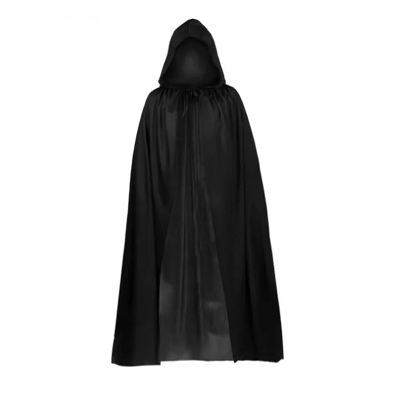 BowLift | Black Cape with Hood – Long Unisex Halloween & Cosplay Wrap