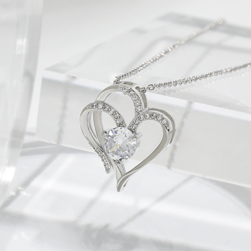 BowLift | Diamond Love Heart Necklace