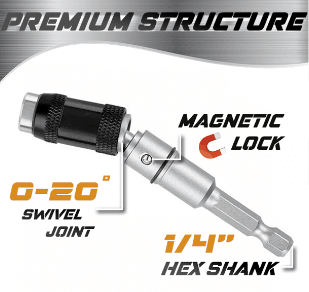 BowLift | Magnetic swivel bit holder