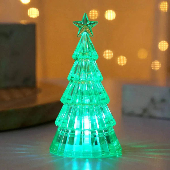 BowLift | Christmas Lawn Decoration Light-emitting Christmas Tree Crystal Small Night Lamp