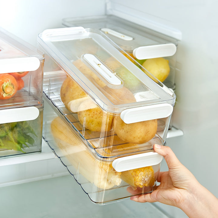 FreshGuard - Elegant Food Safe Refrigerator Organizer Bowlift