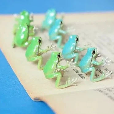 BowLift | FrogGlam - Elegant Tree Frog Ring & Earrings