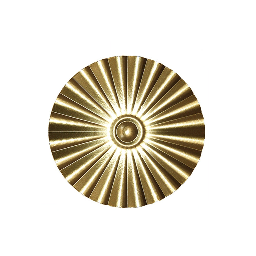BowLift | Elegant Round Gold Metal Wall Hanging Decoration
