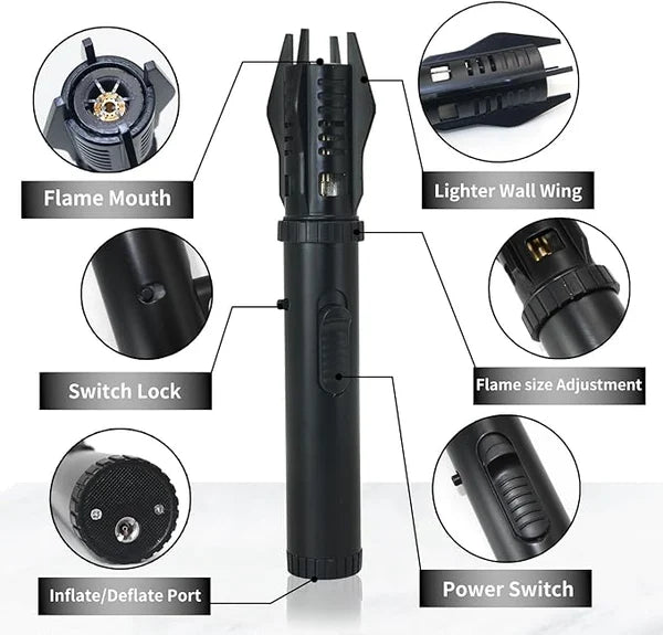 BowLift | Lighter with Torch for Self-Defense