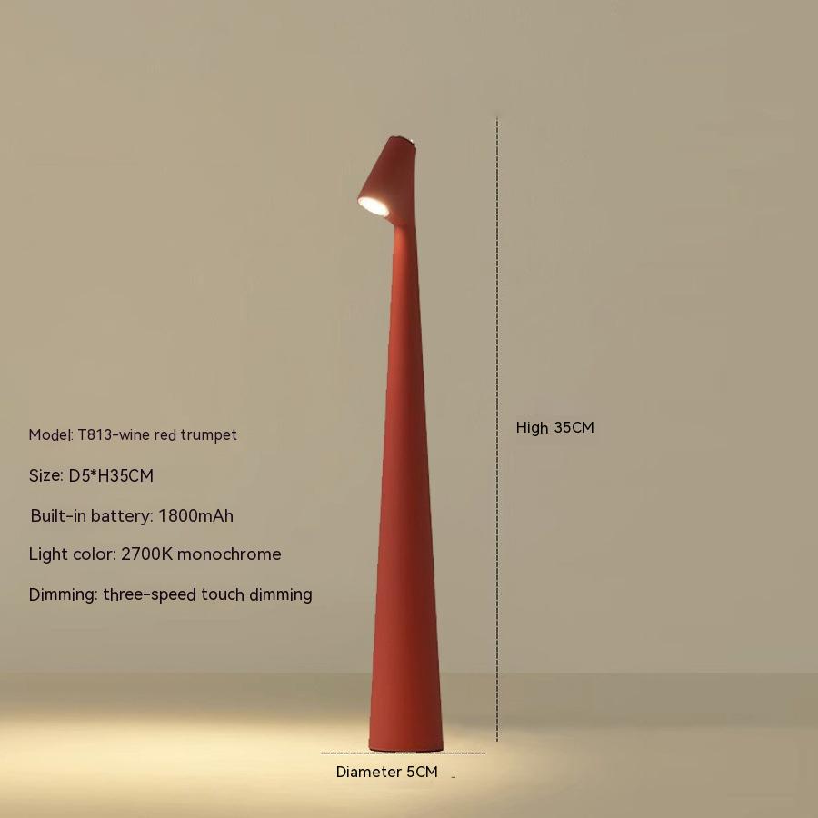 BowLift | Table Lamp Modern Red Metal LED Light