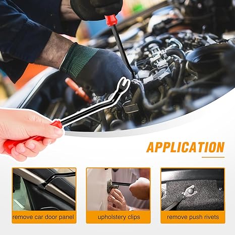 BowLift | Car Retainer Clip Set | 725 PCS + Removal Tool | Universal Nylon Fasteners Kit