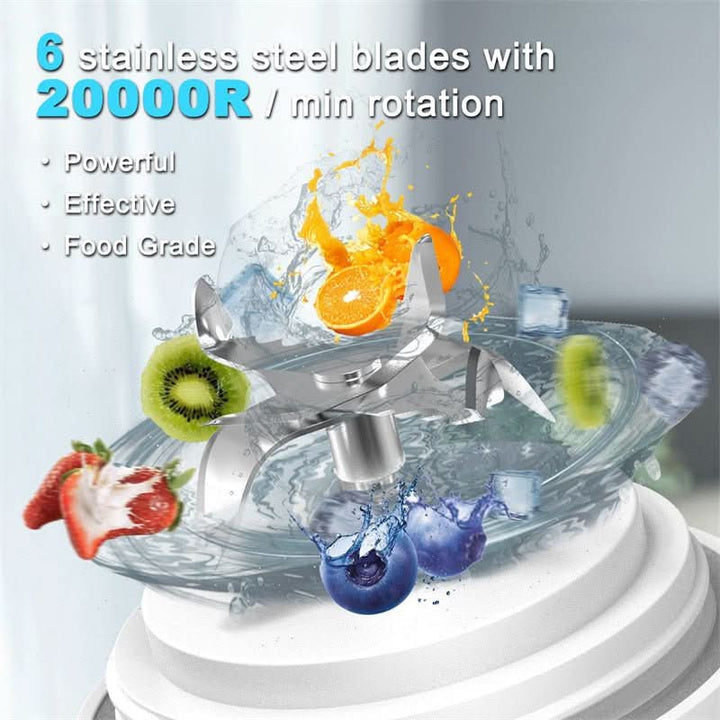 BowLift | Portable smoothie blender with 4000 mAh battery & 600 ml capacity