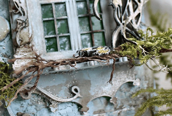 BowLift | Altered Art Bottle - Mystical forest stories