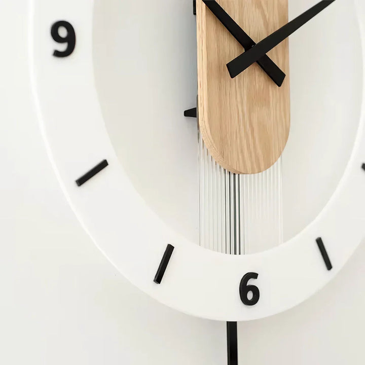BowLift | Nordic Modern Solid Wood Wall Clock