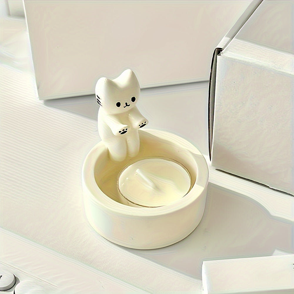 CharmingCat - Playful Resin Candle Drawer for Organization Bowlift