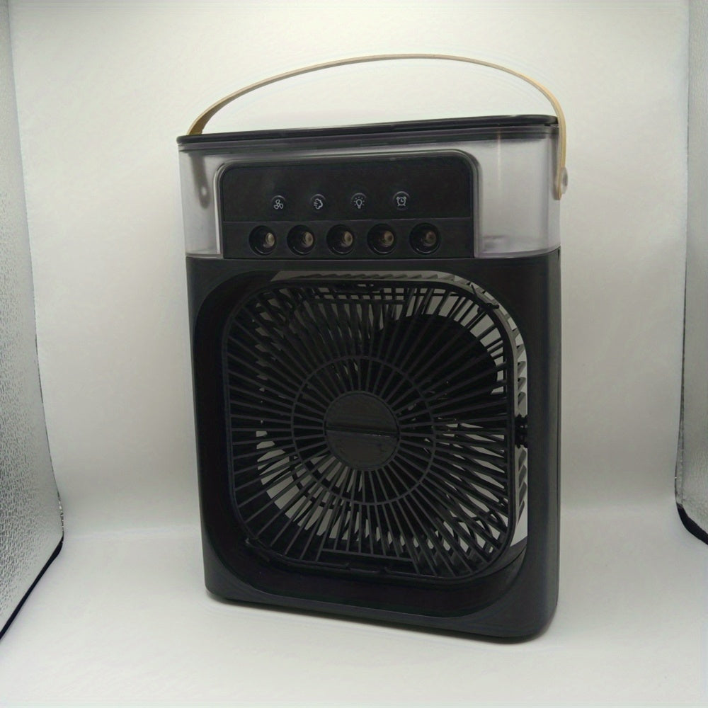 5A 2V Portable 600ml Spray Cooler Fan Desk USB Rechargeable Perfume Humidifier Air Conditioning A/C Cooling Fan 3 Wind Speeds | Bowlift