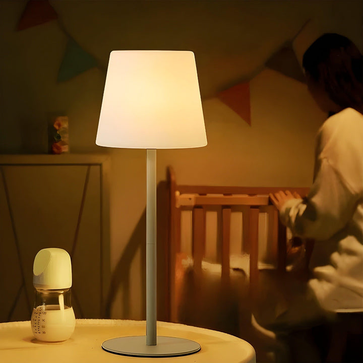 Wireless rechargeable lamp with adjustable warm lighting Bowlift
