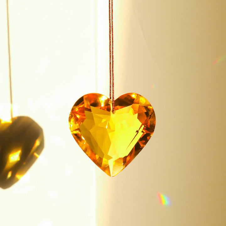 BowLift | GlimmerHeart Elegant Heart-Shaped Sun Catcher – Enchanting Light Effects for Your Home