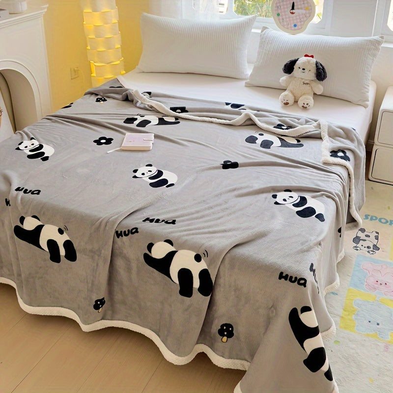 PandaSnuggle – Luxury Flannel Fleece Blanket Bowlift