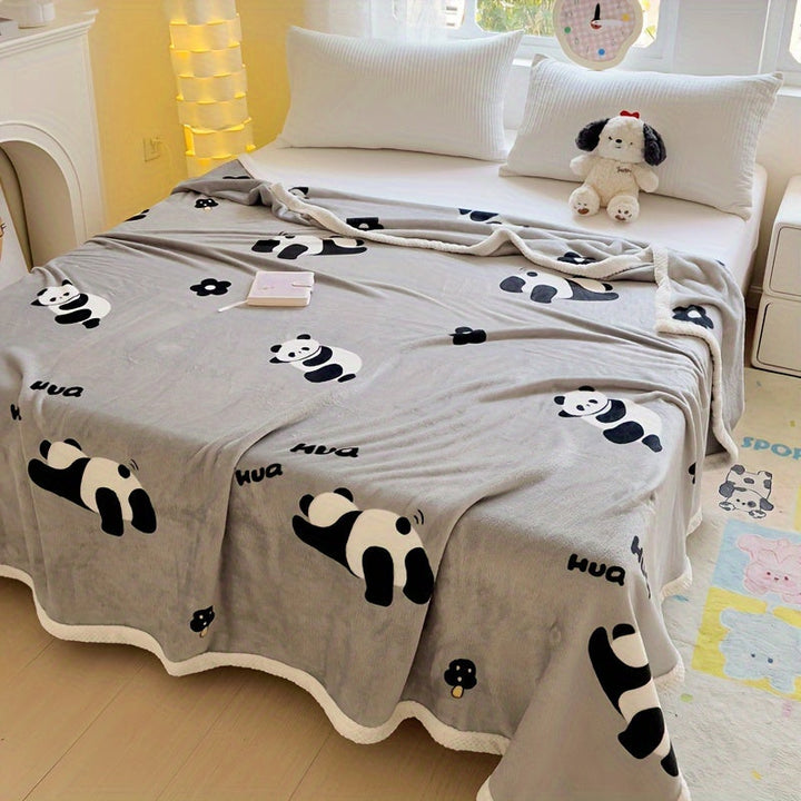 PandaSnuggle – Luxury Flannel Fleece Blanket Bowlift