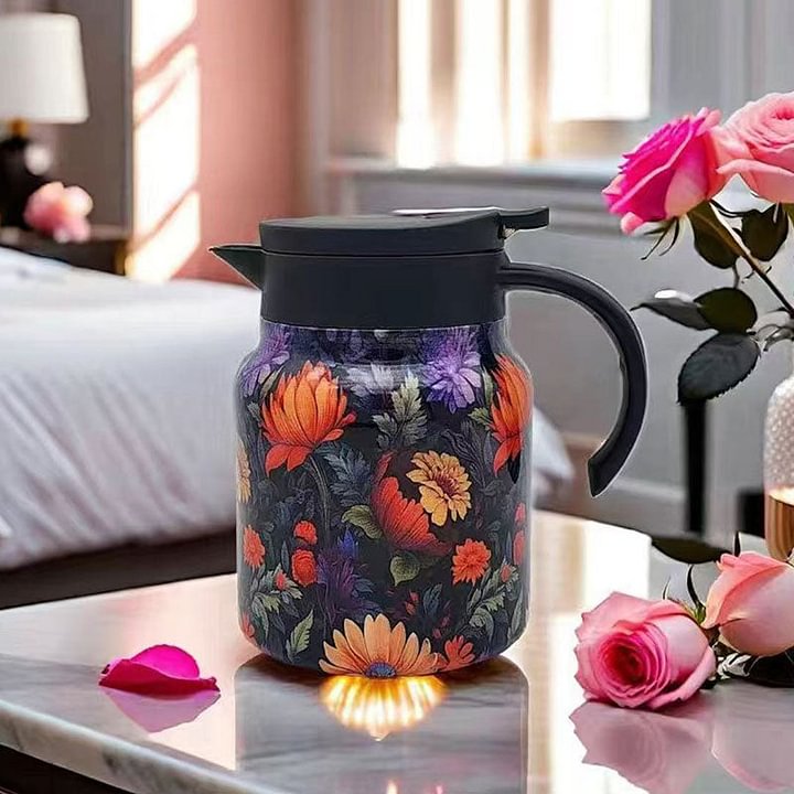 BowLift | Limited time discount1000 ml vacuum insulated teapot with strainer
