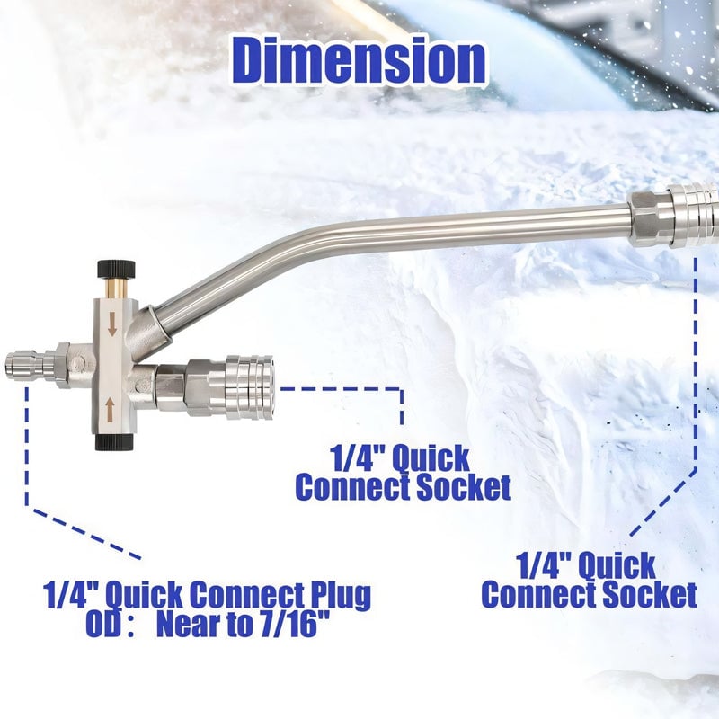 BowLift | Foam Cannon Dual Connector Accessory