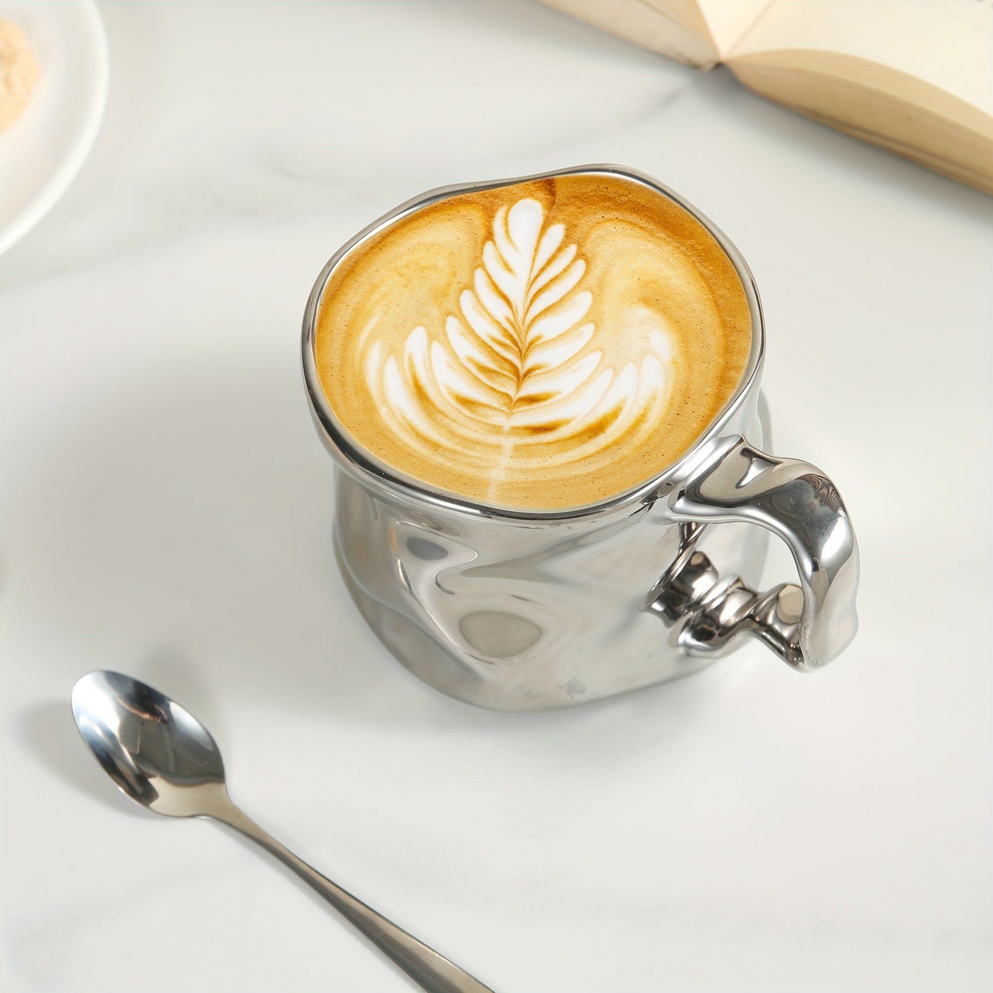 BowLift | CreArt Mug – Handmade Ceramic Coffee Mug with Unique Crinkled Design