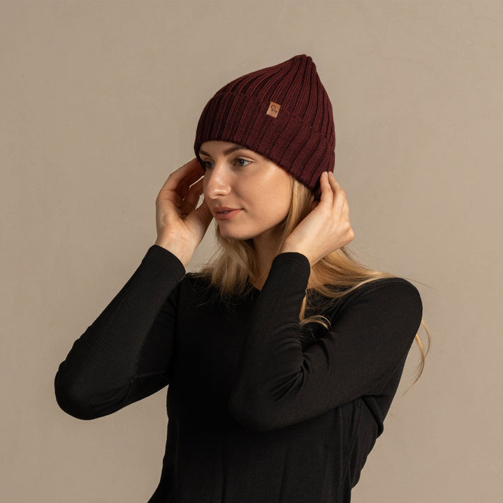 CozyMerino Beanie - Luxury Merino Wool Hat for Women Bowlift