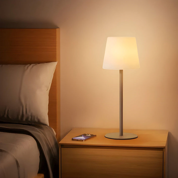 Wireless rechargeable lamp with adjustable warm lighting Bowlift