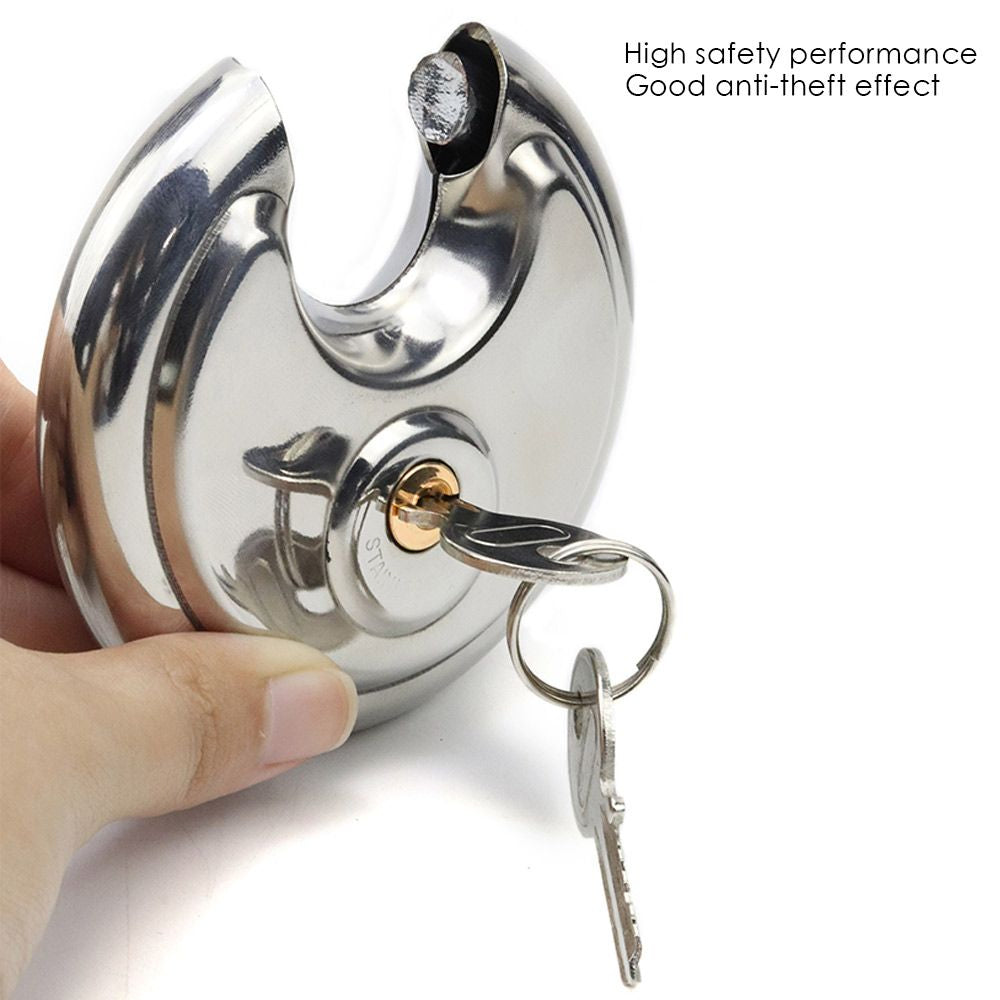 BowLift | Heavy Duty Round Stainless Steel Padlock