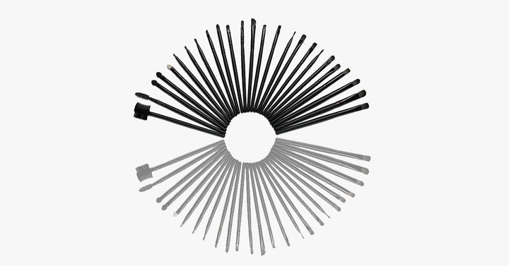 BowLift | Black Makeup Brush Set with 32 Brushes and Case – A Complete Makeup Savior