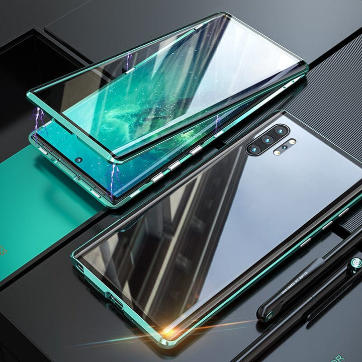 BowLift | Samsung magnetic tempered glass double-sided phone case