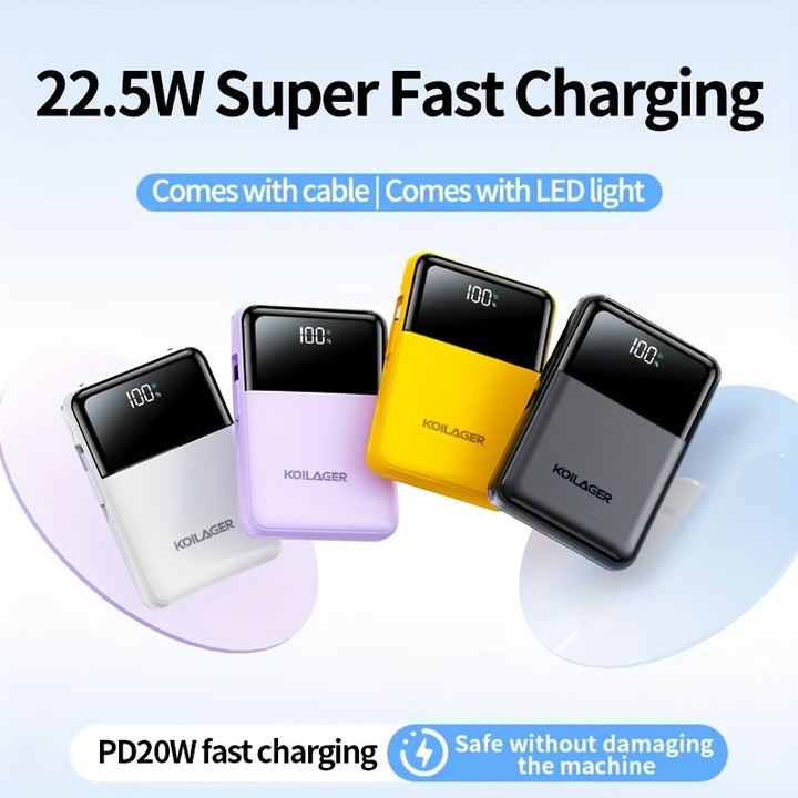 Powerbank 10000mAh Mini with Display | Bowlift
