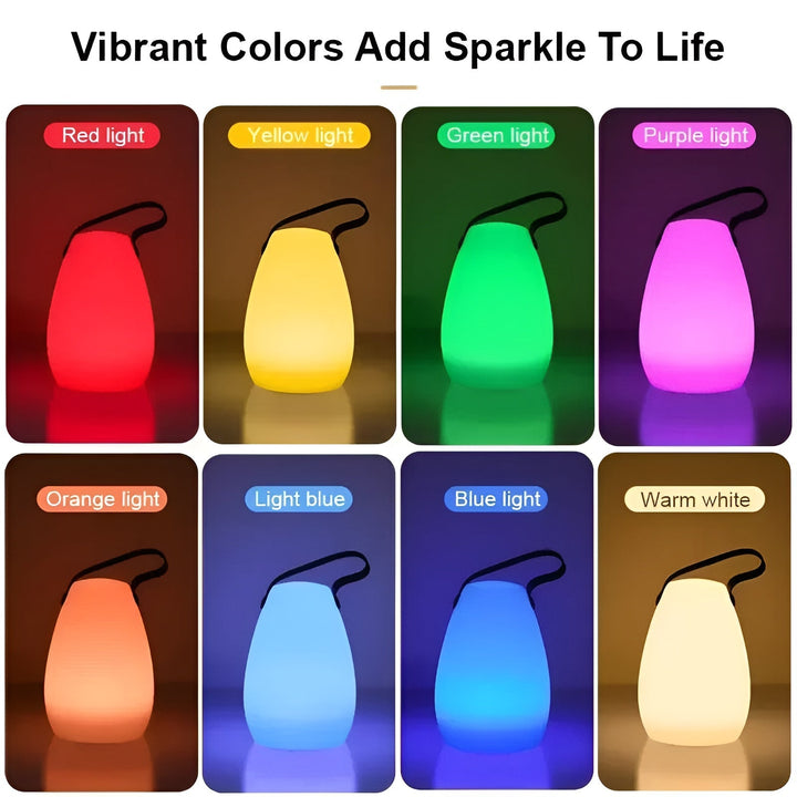 Wireless LED Table Lamp – Waterproof, Rechargeable and 16 Colors | Bowlift