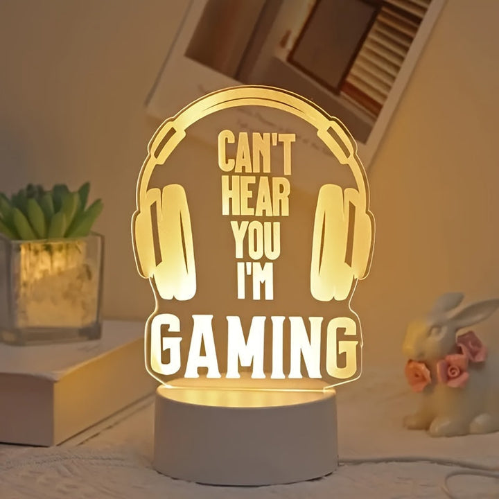 GameLamp - Compact LED Table Lighting with USB Bowlift