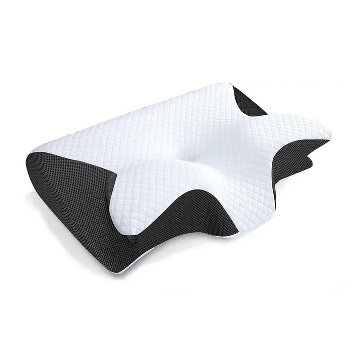 RelaxNek Ergonomic Memory Foam Pillow – Support for Neck and Back | Bowlift