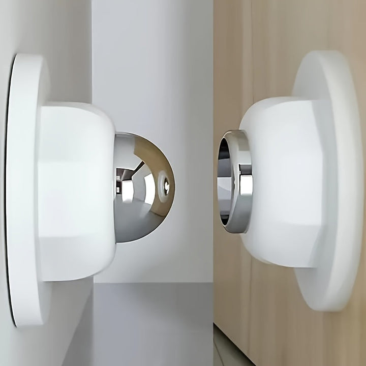 Magnetic door stopper without drilling | Bowlift