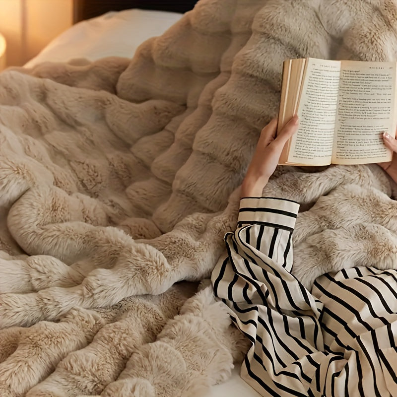 BowLift | Elegant Rabbit Fleece Blanket - Luxury and Durable