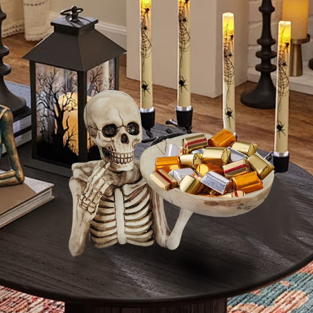 GhoulBowl Skull Bowl – Resin Halloween Candy Bowl and Gothic Decoration | Bowlift