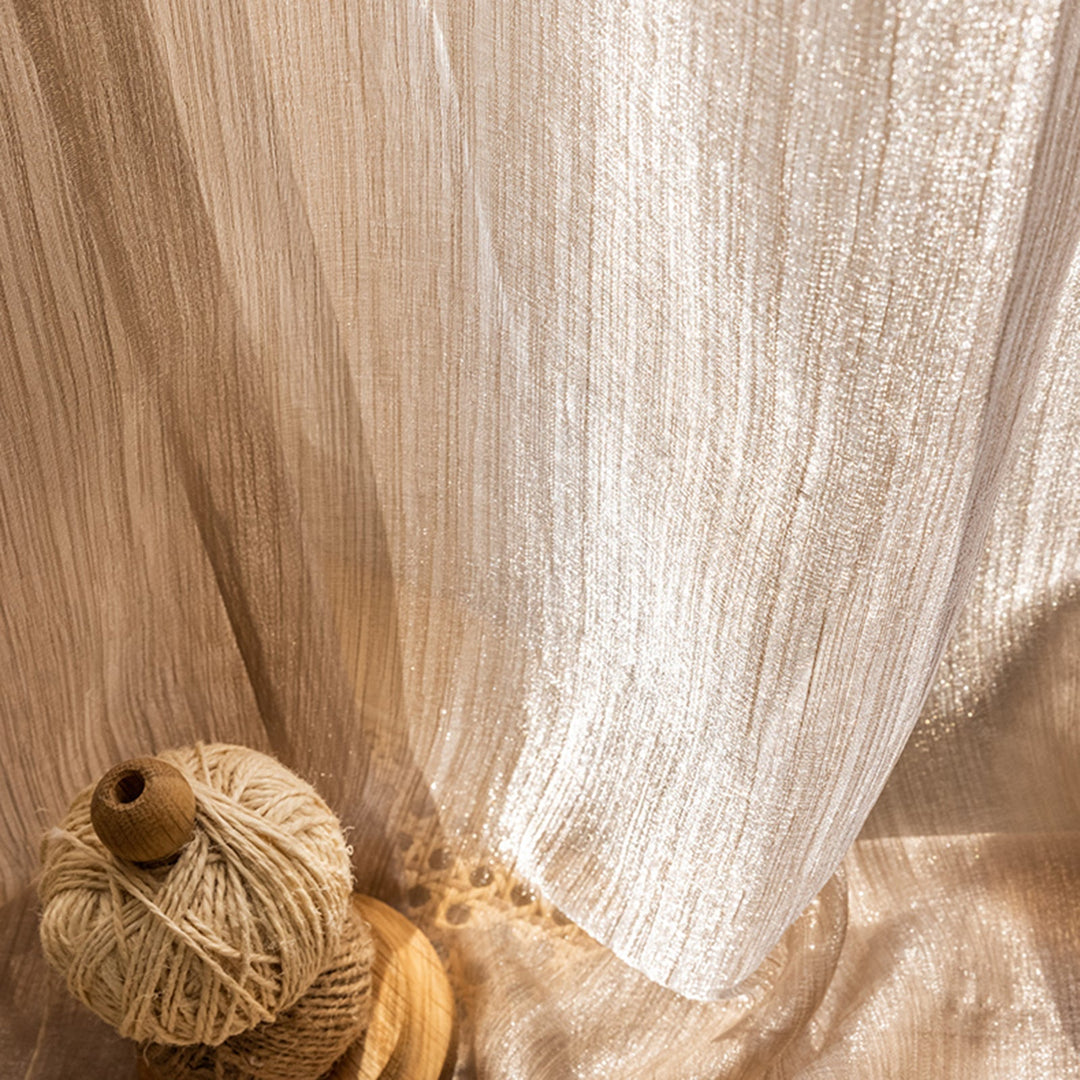 Transparent Linen Curtains, Light and Modern for Living Room | Bowlift