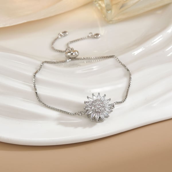 BowLift | Sunflower Mood Bracelet | Color-Changing Stone | Symbol of Joy & Daily Positivity