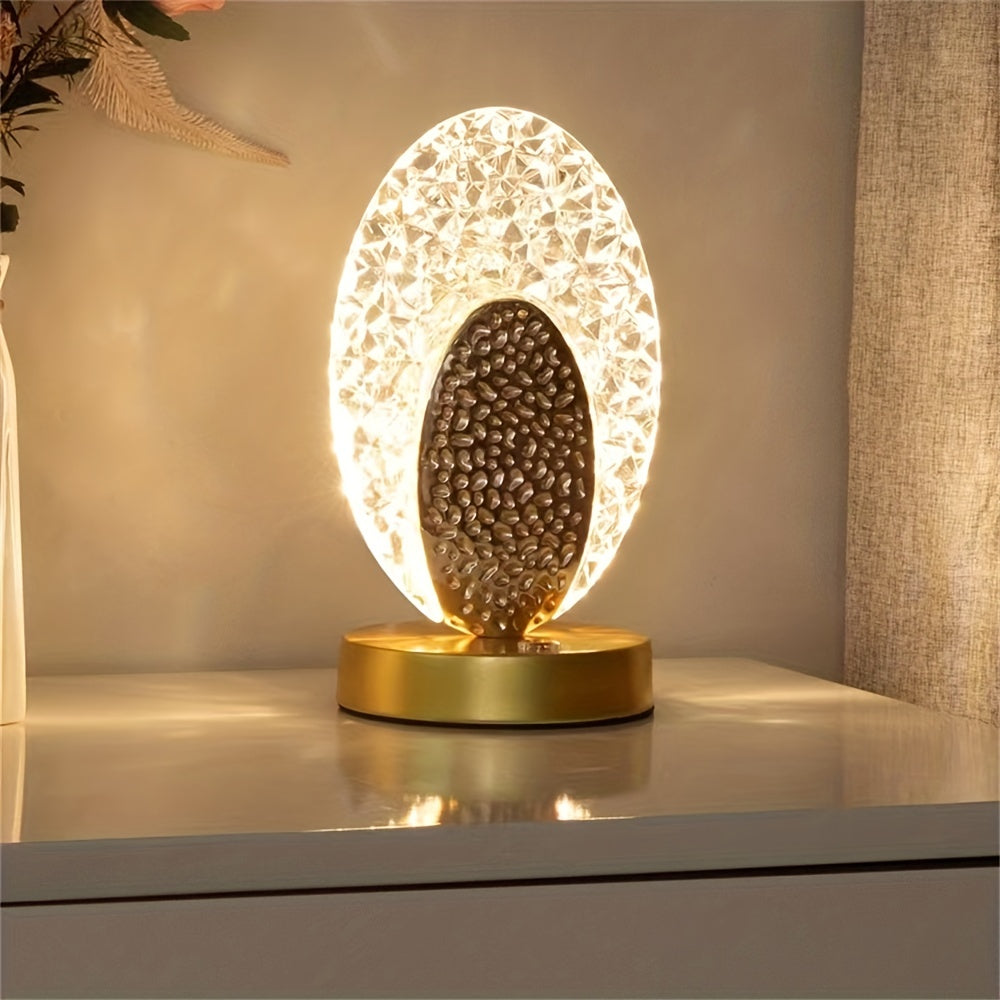 FeatherLamp - USB Touch Table Lamp with Unique Feather Design Bowlift